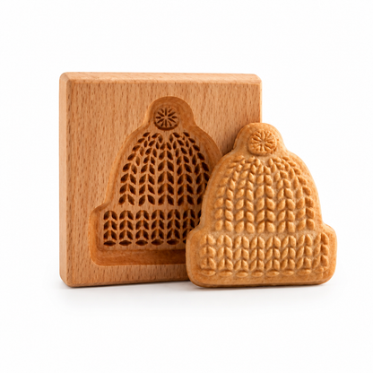 Holz-Keksform Weihnachtsmütze