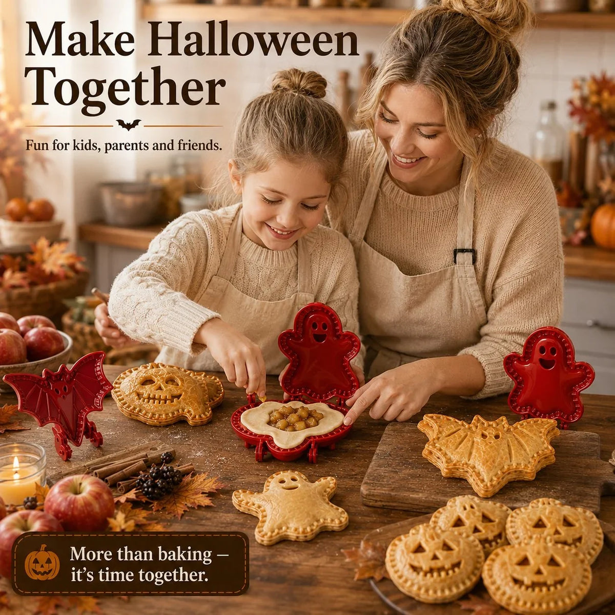 1+1 in kaching - Halloween Mini-Pie-Former 8 Motive | SpookEase