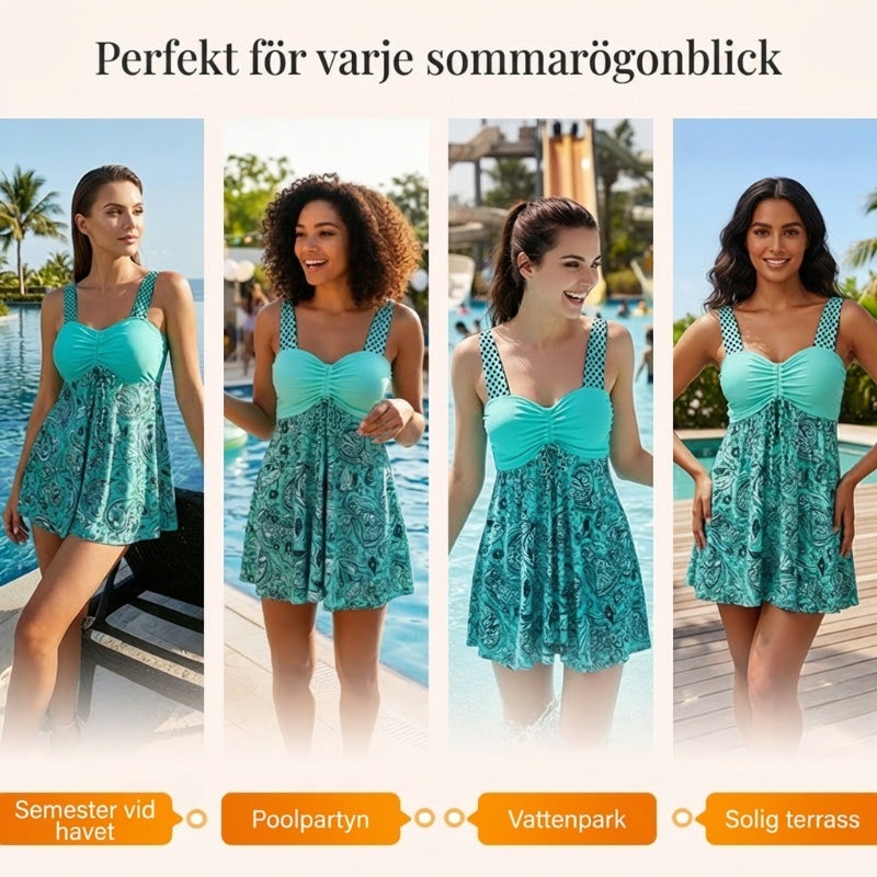 Aurelia™ ShapeLift Bade-Set mit verstellbaren Trägern & separater High-Waist Badehose