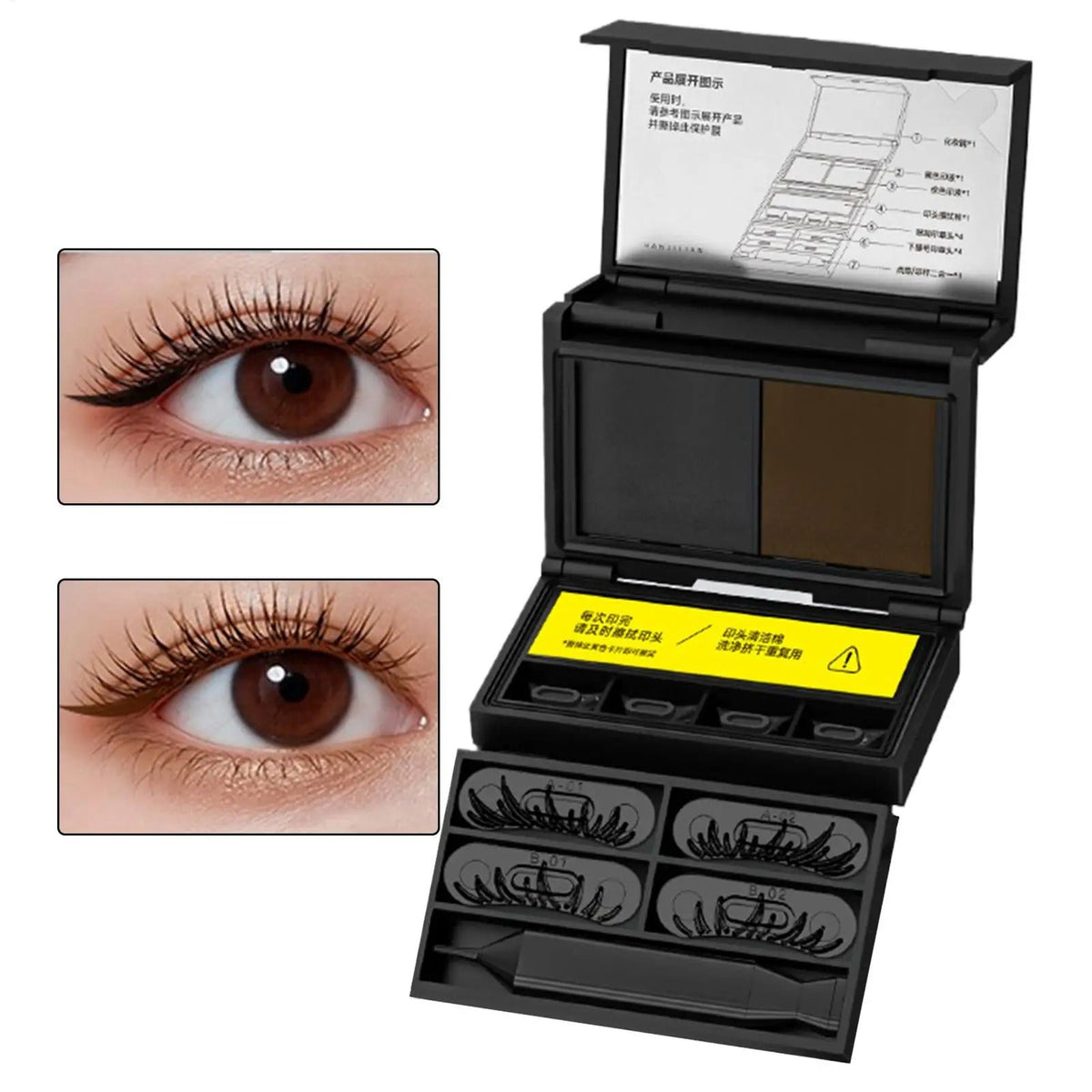 Eyeliner-Stempel 3-in-1 – wasserfest