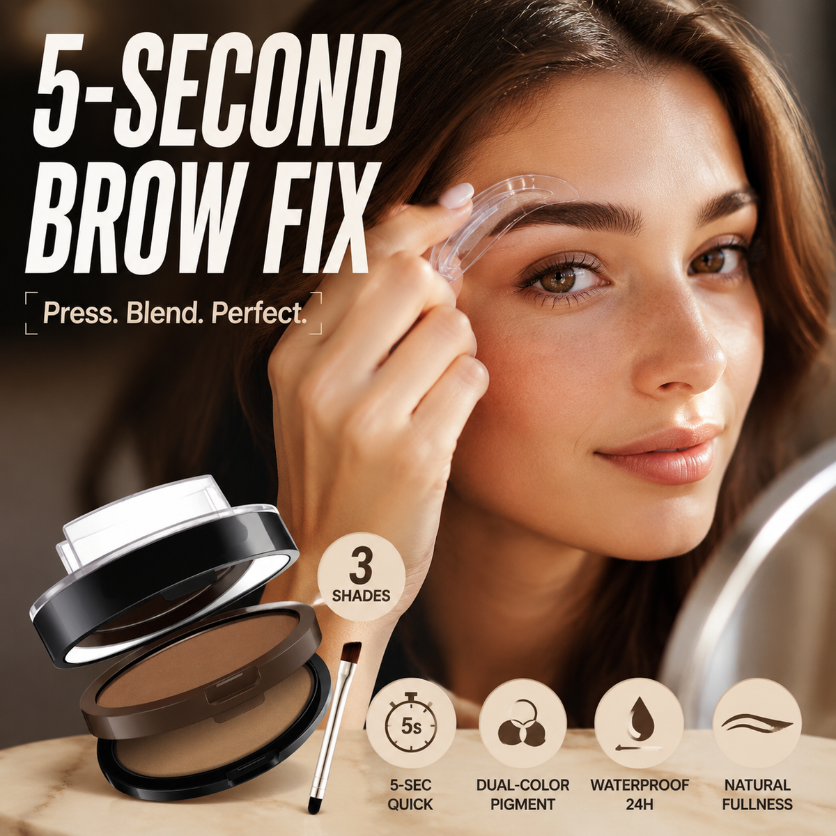 BrowStamp — Perfekte Augenbrauen in Sekunden | 1+1 GRATIS