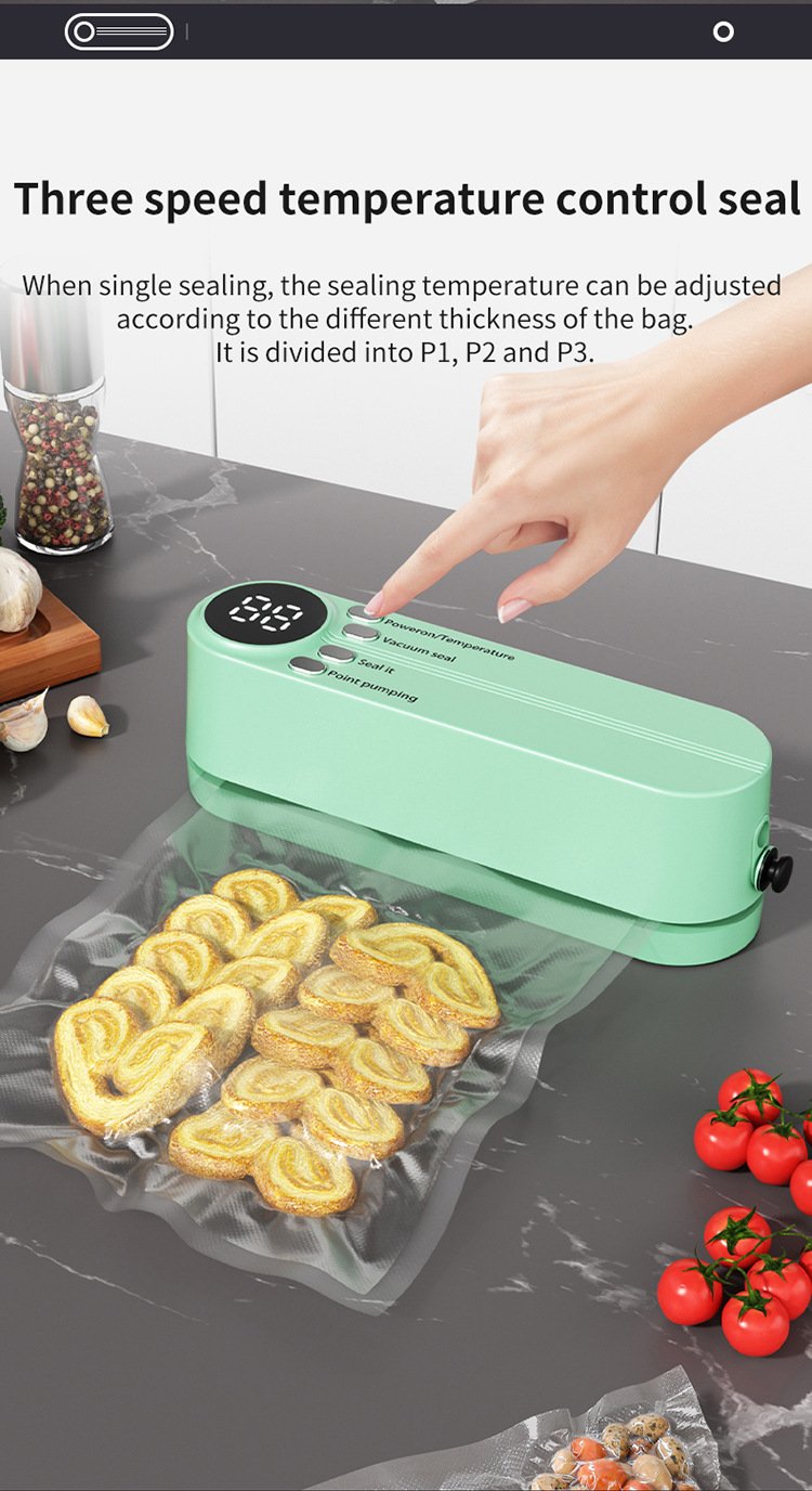 50% RABATT | Kabelloses Mini-Vakuumiergerät – Frische auf Knopfdruck