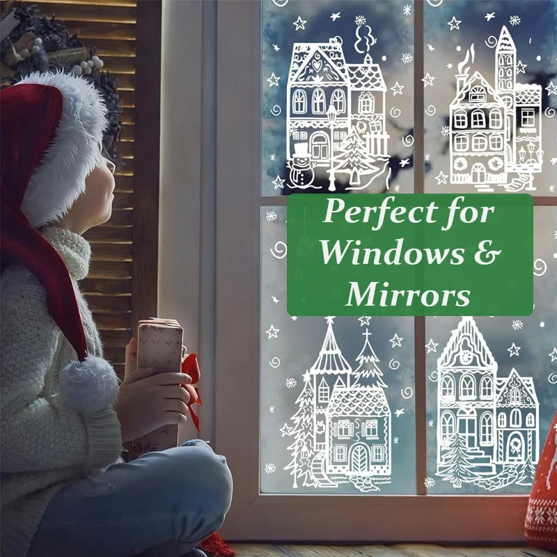 Weihnachts-Fensteraufkleber mit festlichen Motiven, Bild 5
