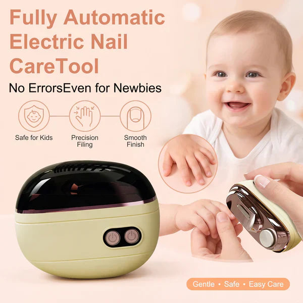 Elektrischer Nageltrimmer mit LED und Type C Aufladung