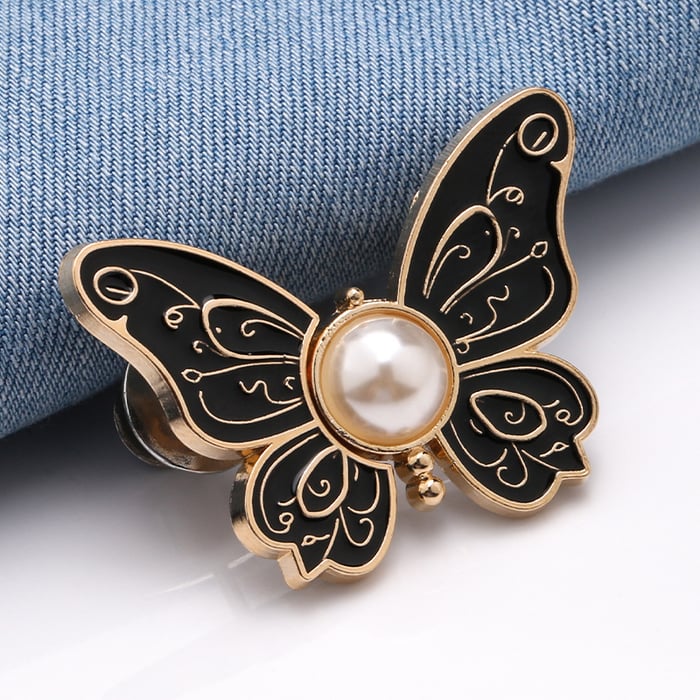 1+1 GRATIS | 3 für 1 Schmetterling Kleidungsclips für Hosen und Blusen