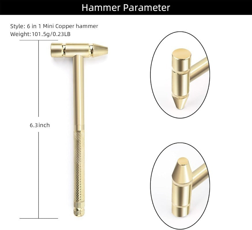 GripPro™ - Kompaktes 6-in-1 Hammer-Set für schnelle, präzise Reparaturen