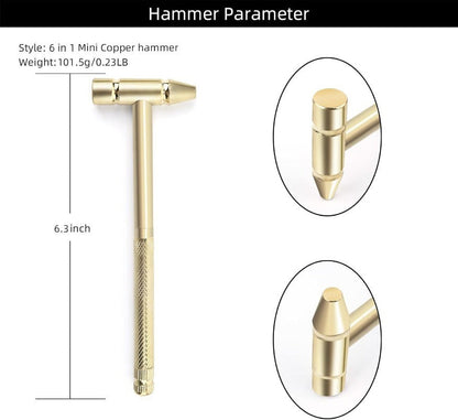 GripPro™ - Kompaktes 6-in-1 Hammer-Set für schnelle, präzise Reparaturen