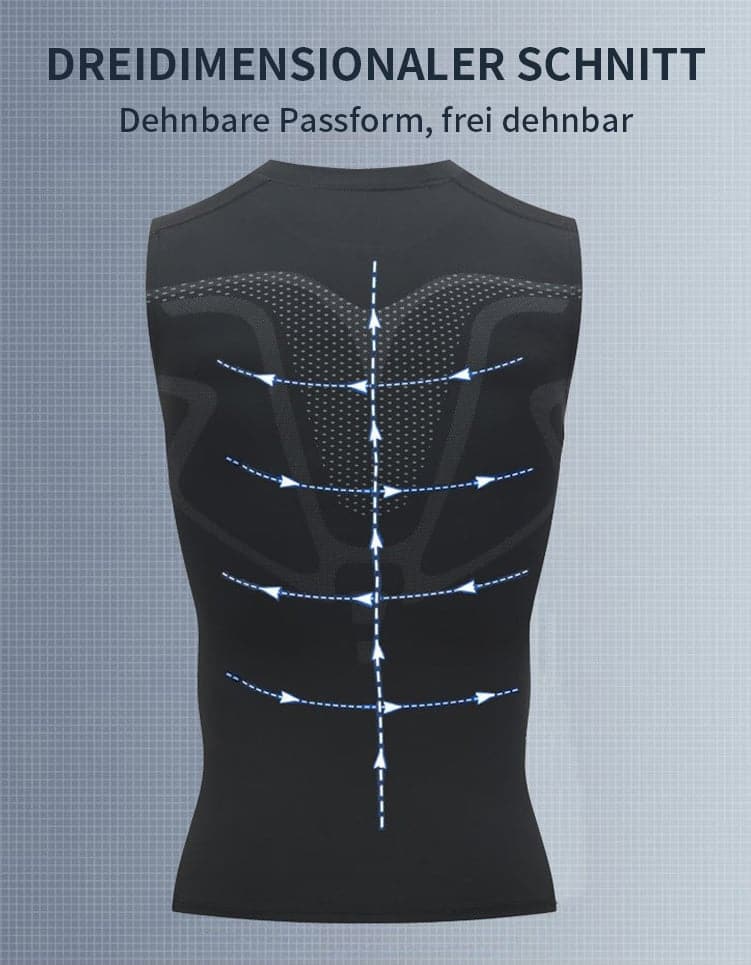 1+1 in kaching - Kompressions-Tanktop für Männer schlankmachend | CoreSlim