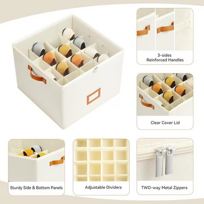 ShoeCube™ | Faltbarer Schuhorganizer – Platzsparend, verstellbar & tragbar