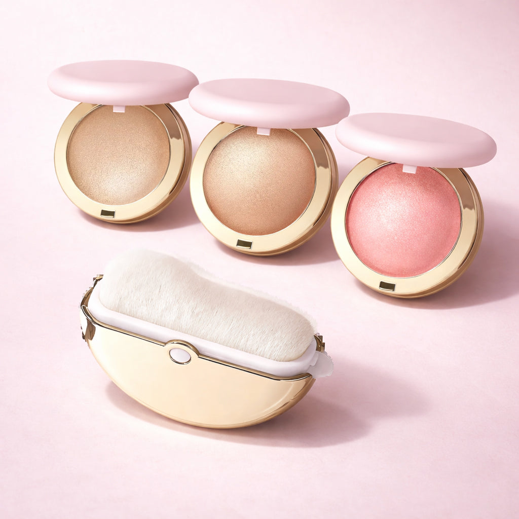 LuminaFlex™ | Glow Powder – Blush & Highlighter mit Spiegel