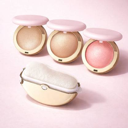 LuminaFlex™ | Glow Powder – Blush & Highlighter mit Spiegel