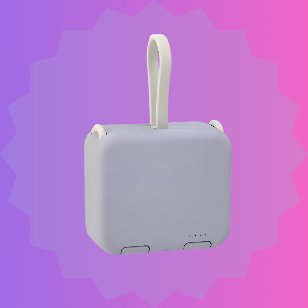 TravelCharge™ | Faltbarer Handyhalter mit Powerbank