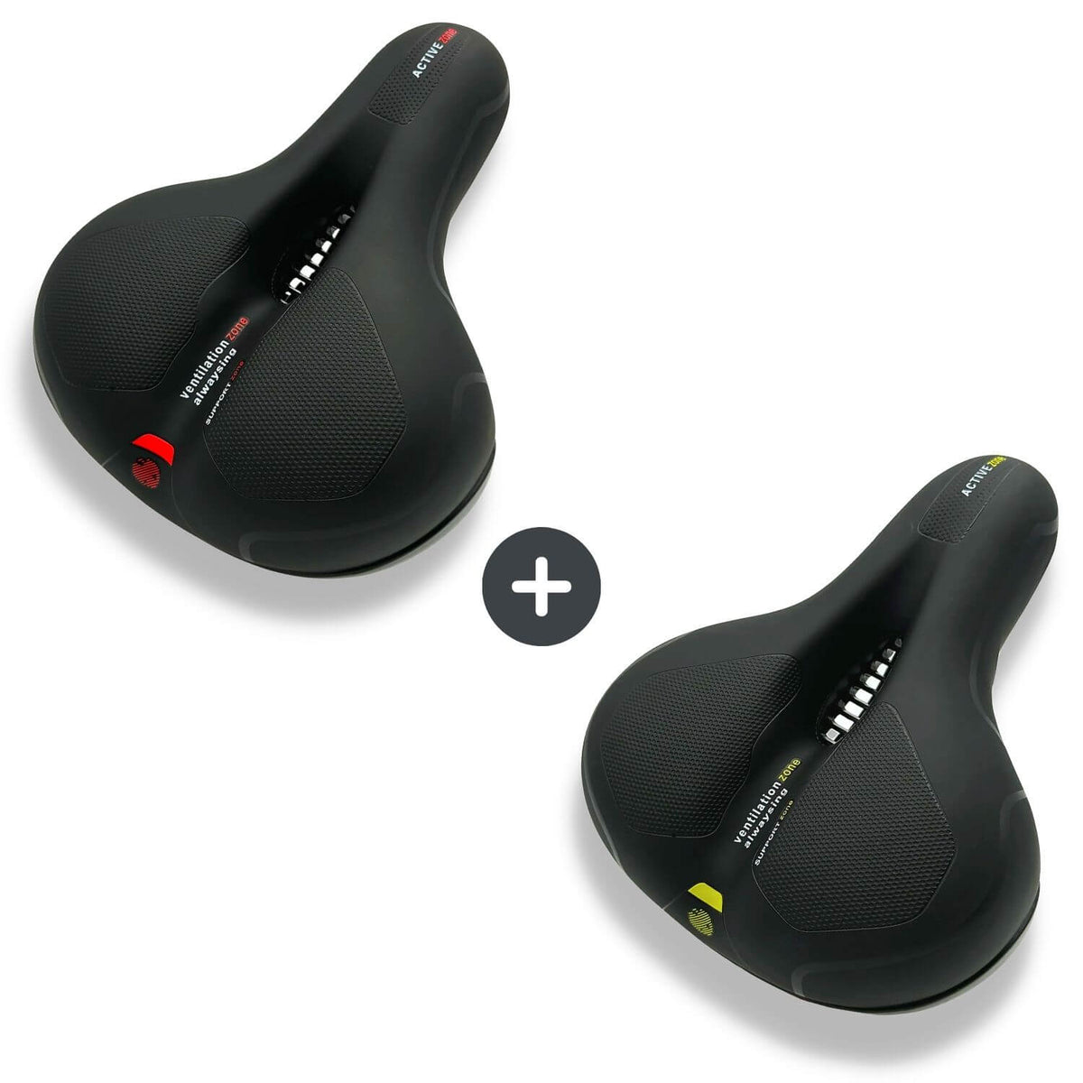 Fahrradsattel ergonomisch mit Memory-Schaum und Gel-Polsterung
