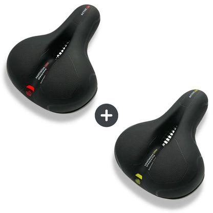 Fahrradsattel ergonomisch mit Memory-Schaum und Gel-Polsterung