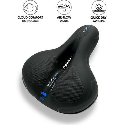 Fahrradsattel ergonomisch mit Memory-Schaum und Gel-Polsterung