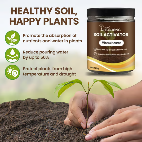 1+1 GRATIS | SoilRevive 120g – Boden Aktivator Pulver