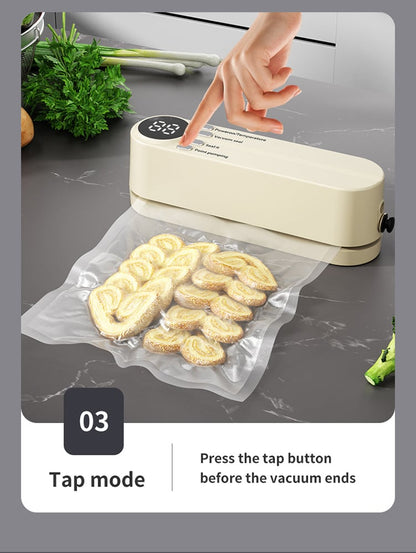 50% RABATT | Kabelloses Mini-Vakuumiergerät – Frische auf Knopfdruck