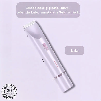 SeidenGlanz™ | 2 in 1 Damenrasierer für glatte und gepflegte Haut