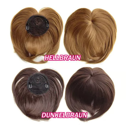 Haar Topper aus 100 Prozent Remy Echthaar mit Clip In System