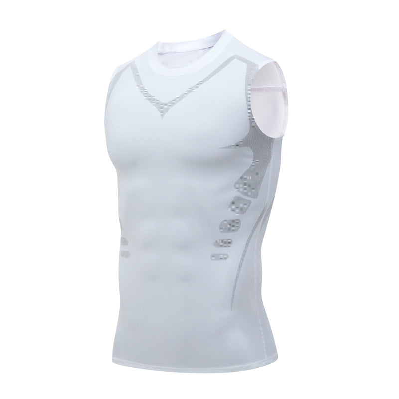 1+1 in kaching - Kompressions-Tanktop für Männer schlankmachend | CoreSlim