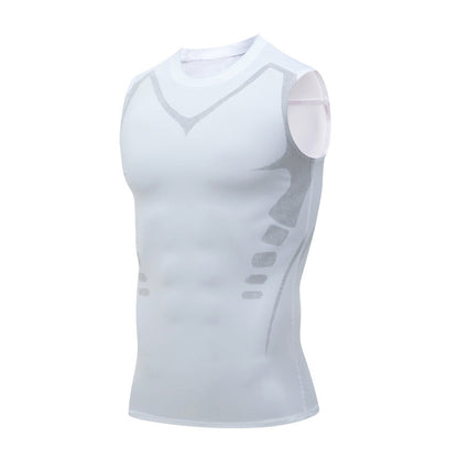 1+1 in kaching - Kompressions-Tanktop für Männer schlankmachend | CoreSlim