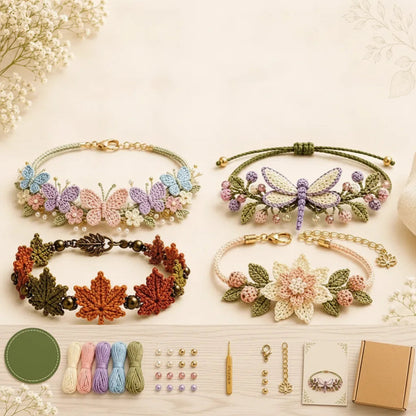 NatureStitch – Wunderschöne handgemachte Armbänder einfach selbst häkeln