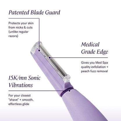SilkGlow™ Dermaplaning-Gerät – Glatte Haut wie aus dem Salon