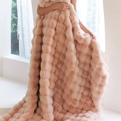 Wendbare Fleece-Decke mit zwei Texturen | SnuggleSoft™
