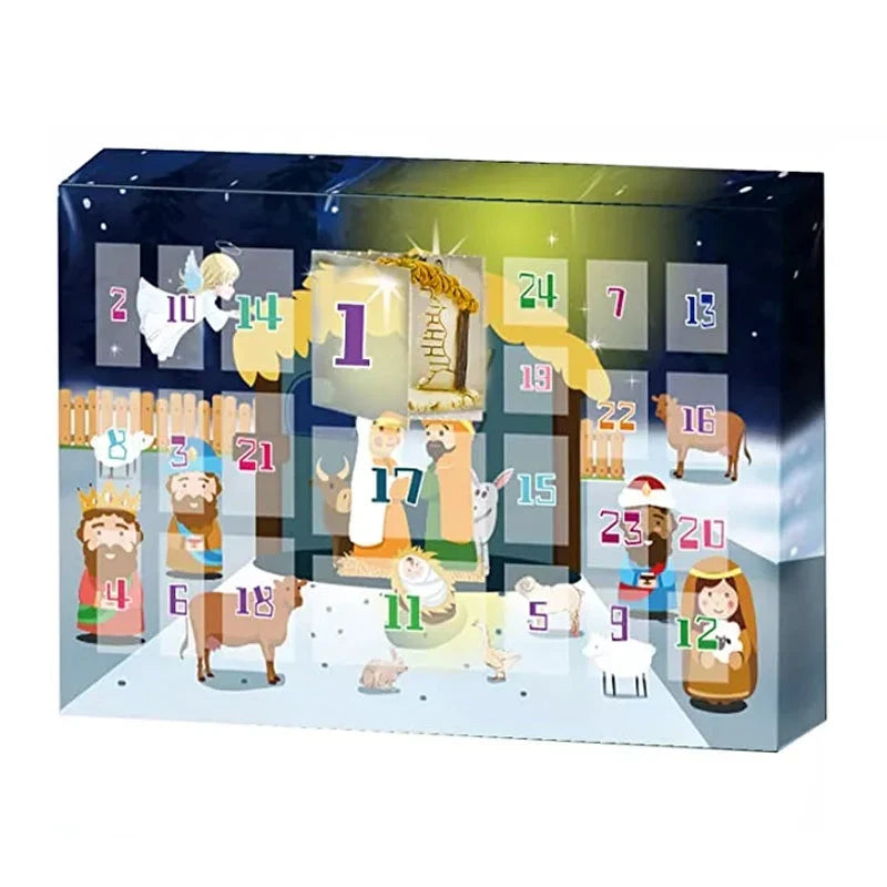 Krippenfiguren Adventskalender Weihnachten