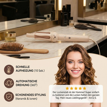 CurlPro™ Automatischer Lockenstab – Perfekte Locken auf Knopfdruck (32 mm)