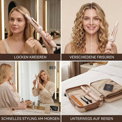 CurlPro™ Automatischer Lockenstab – Perfekte Locken auf Knopfdruck (32 mm)