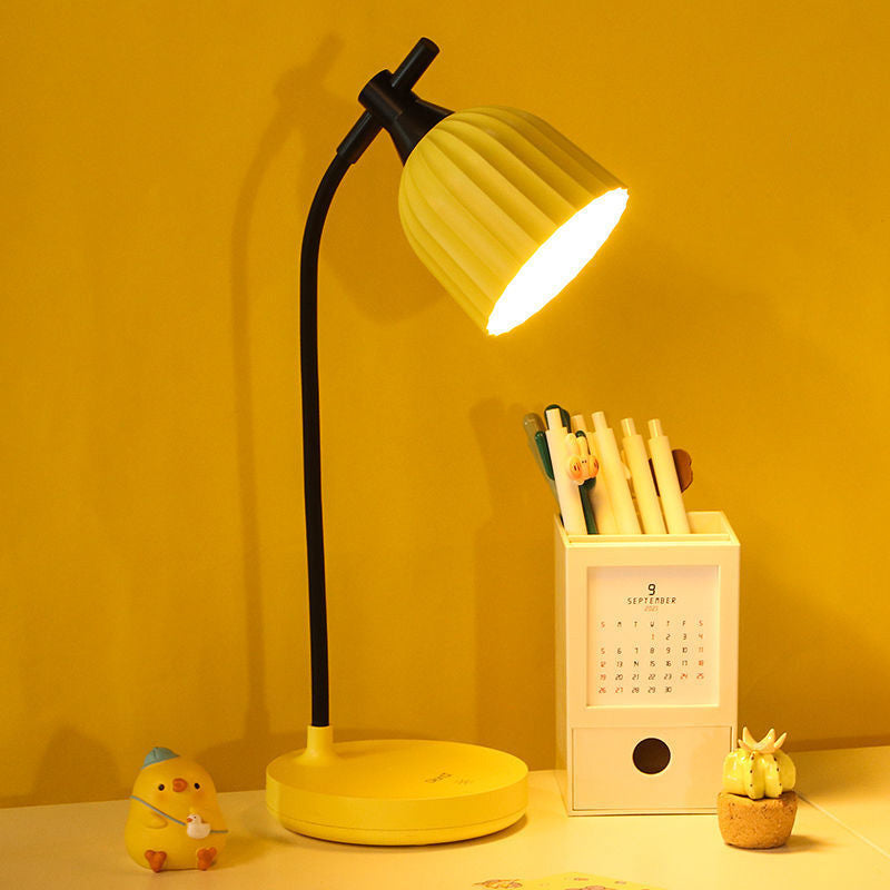 LED-Schreibtischlampe Gelb
