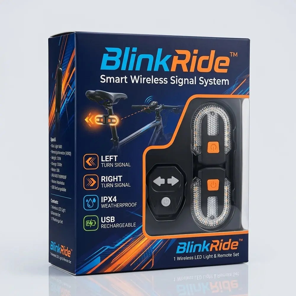 BlinkRide™ – Fahrrad-Rücklicht mit Blinker & Fernbedienung