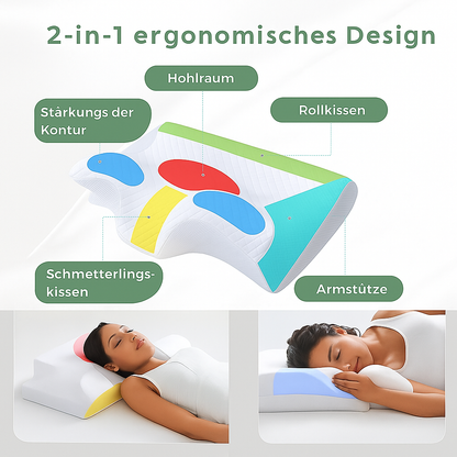 DreamAlign™ | Ergonomisches Orthopädisches Nackenkissen – Für perfekten Schlaf & schmerzfreie Nächte