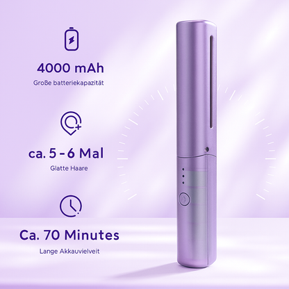 HeatComb™ | Kabellose 2-in-1 Glätt- & Lockenbürste