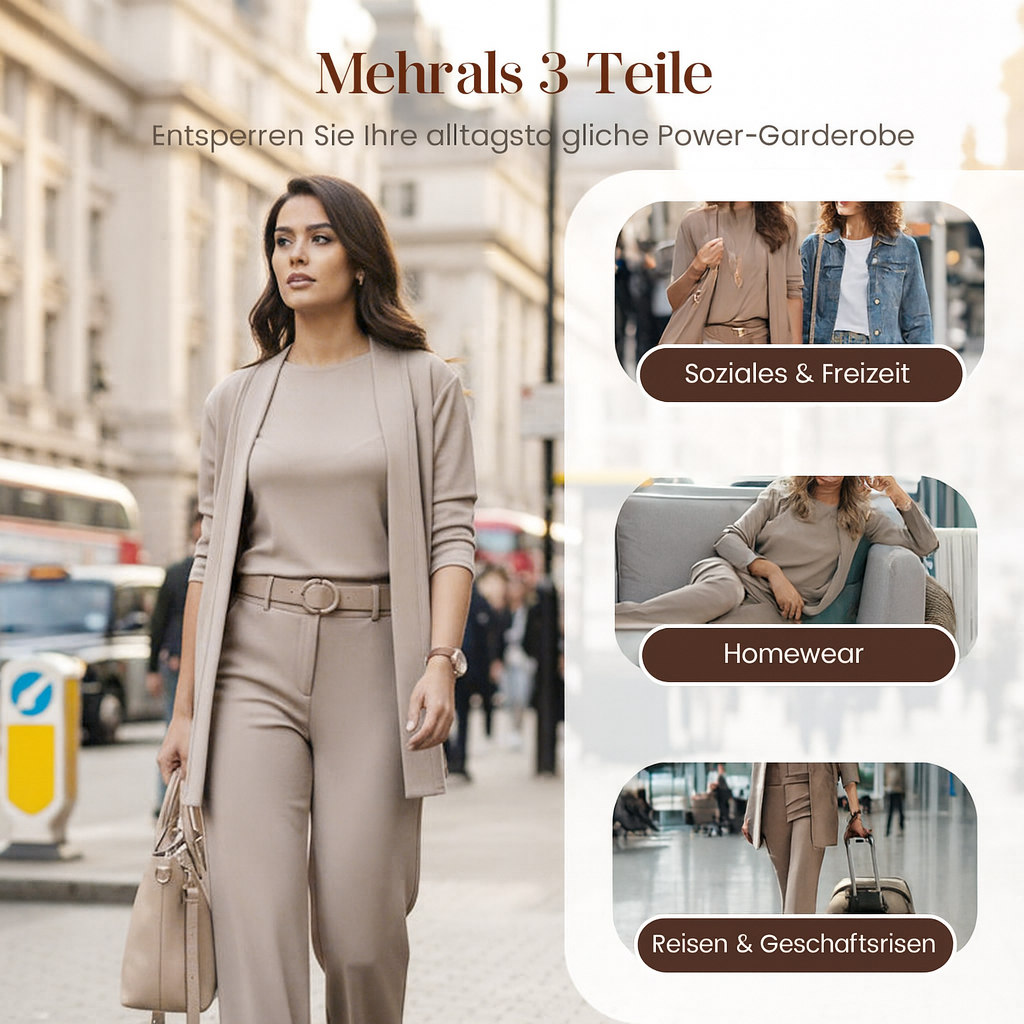 Nur heute 50 % Rabatt sichern - Elegantes 3-teiliges Damen-Set