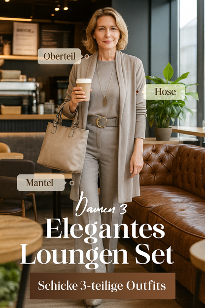 Nur heute 50 % Rabatt sichern - Elegantes 3-teiliges Damen-Set