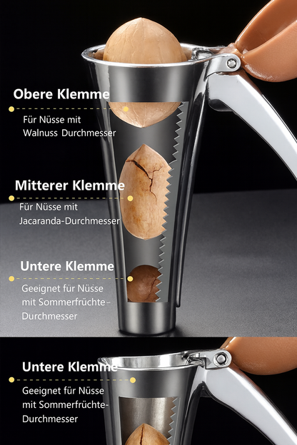 Mühelos Nüsse knacken | ShellOpener™ Walnuss Öffner - 50% RABATT