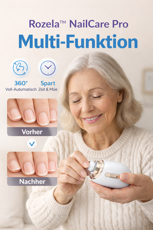 Rozela™ NailCare Pro – Automatische Premium-Nagelschleifer für Erwachsene & Kinder