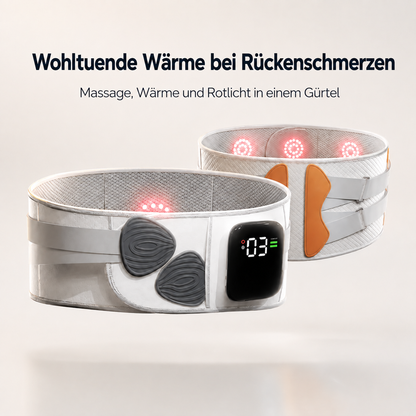 Rückenstützgürtel mit Wärmefunktion und 660 nm Rotlicht