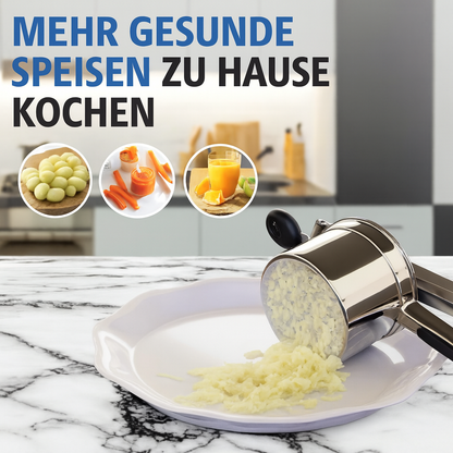 50% RABATT | HeavyPress™ – Profi Kartoffelpresse aus Edelstahl für Perfekt Cremiges Püree