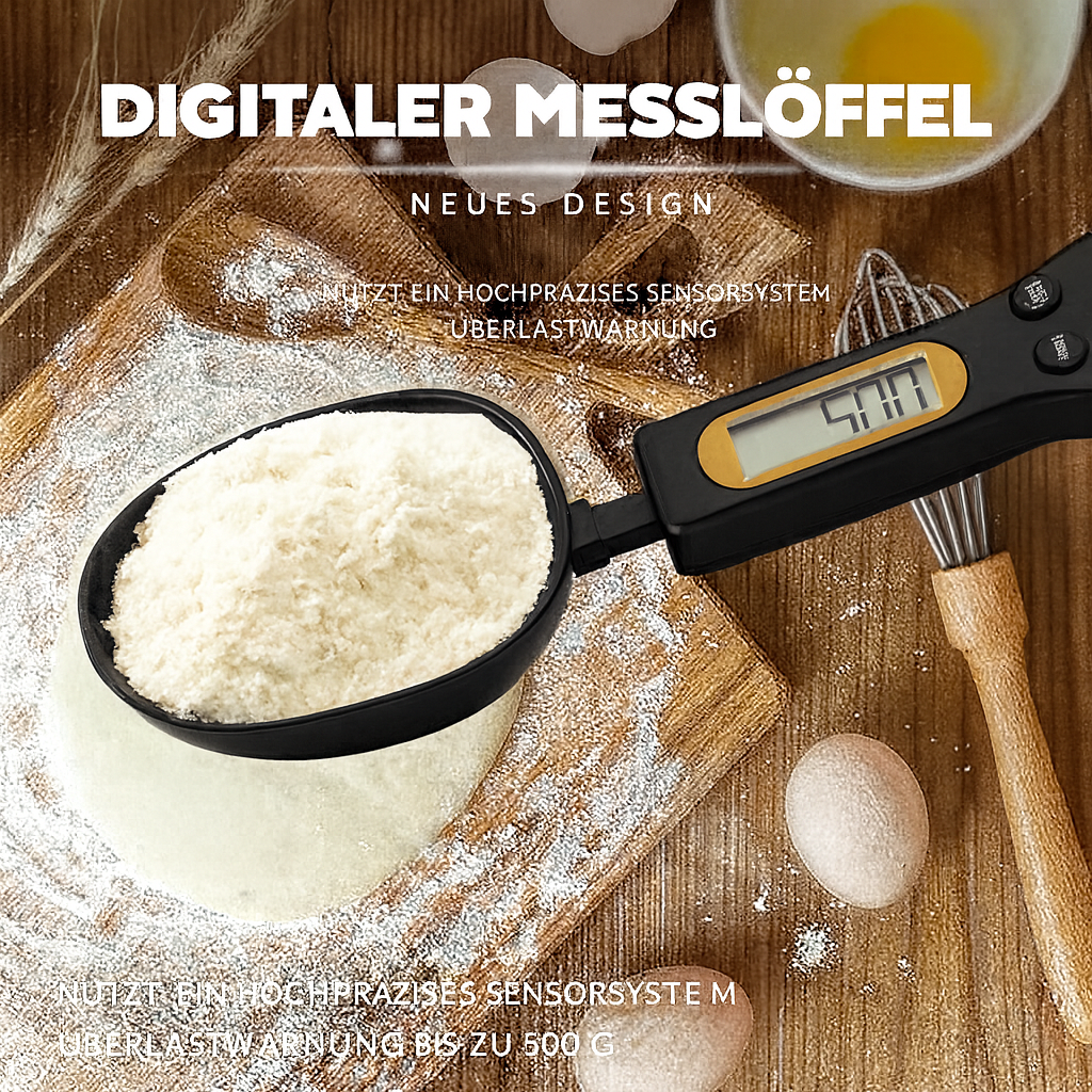 50% RABATT | Digitale Präzisions-Messlöffelwaage