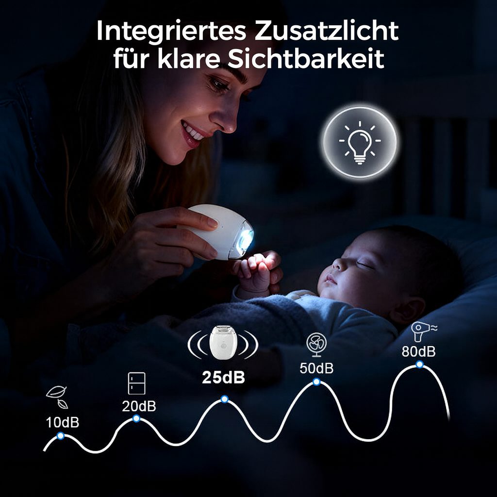 Rozela™ NailCare Pro – Automatische Premium-Nagelschleifer für Erwachsene & Kinder