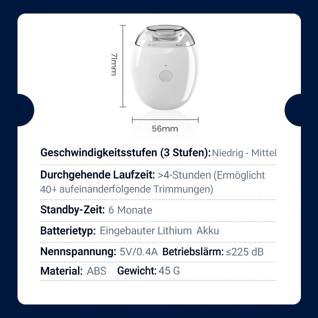 Rozela™ NailCare Pro – Automatische Premium-Nagelschleifer für Erwachsene & Kinder