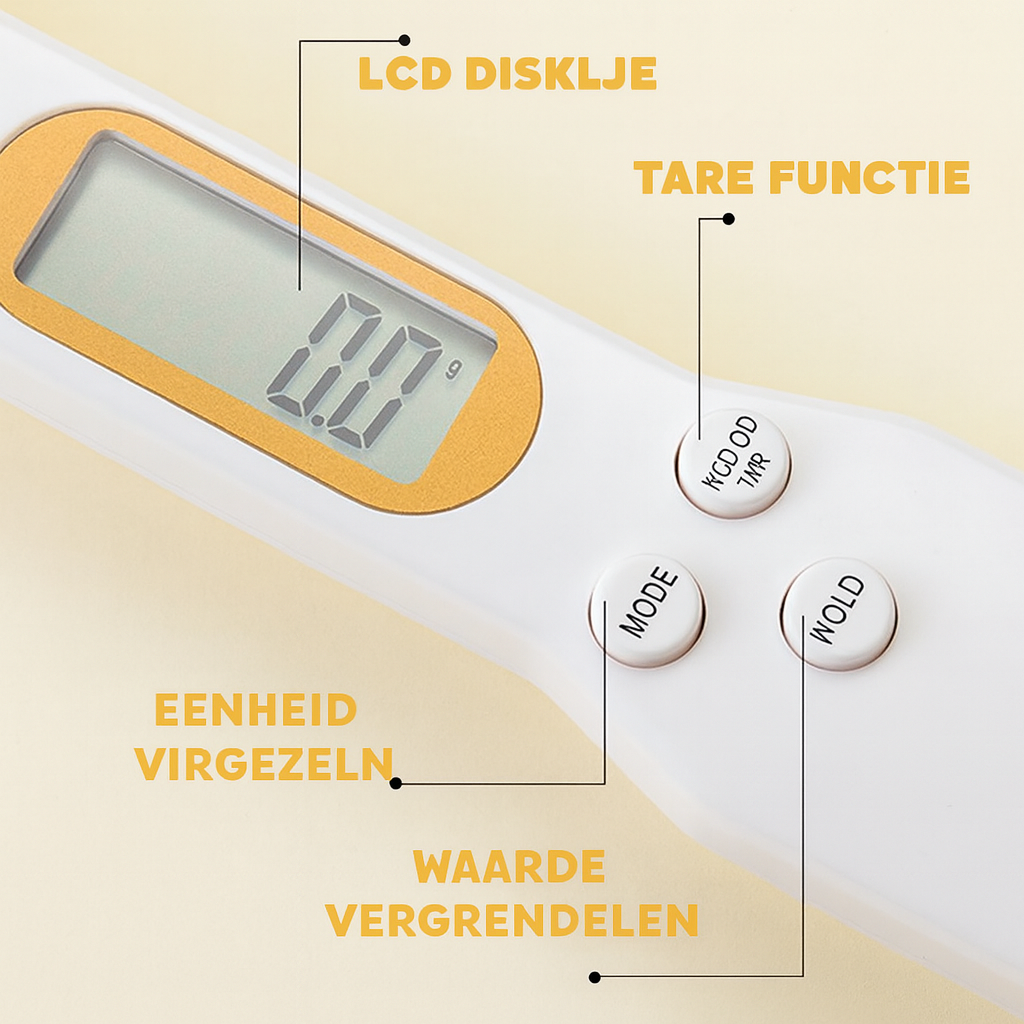 50% RABATT | Digitale Präzisions-Messlöffelwaage