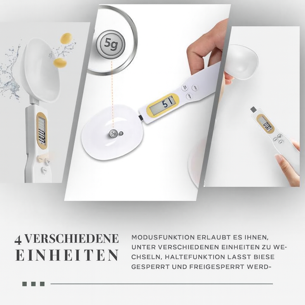 50% RABATT | Digitale Präzisions-Messlöffelwaage