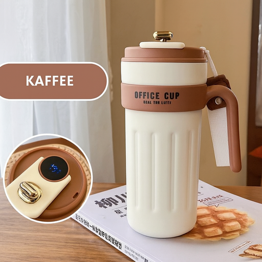 Premium Thermobecher mit LED-Temperaturanzeige – Stilvoll & Auslaufsicher