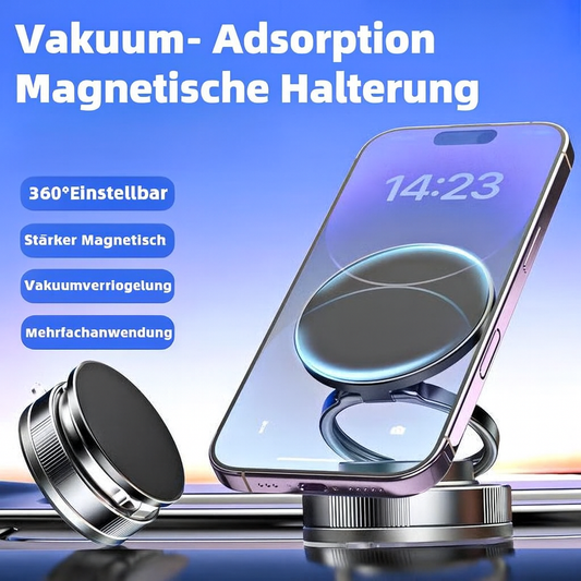 50% RABATT | 360° Magnetischer Vakuum-Handyhalter – Ultra-Stark & Sicher
