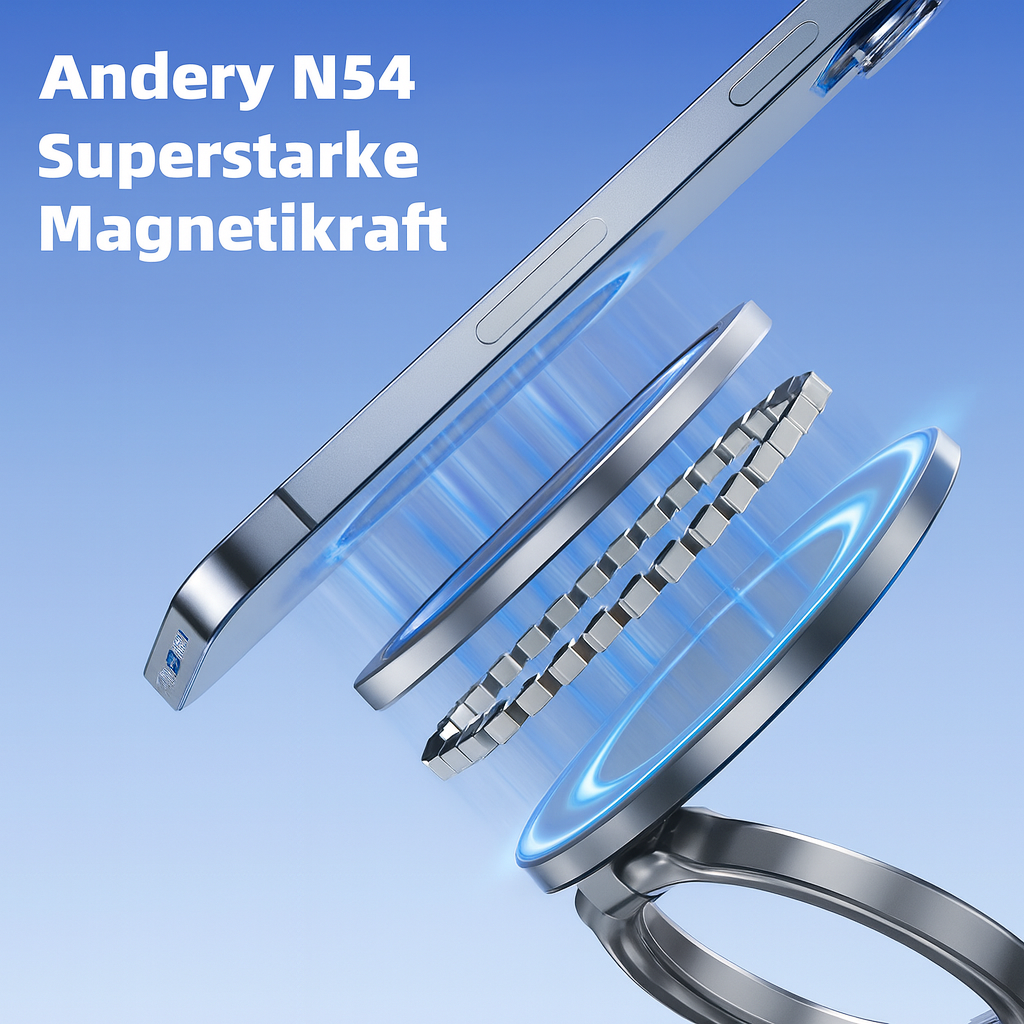 50% RABATT | 360° Magnetischer Vakuum-Handyhalter – Ultra-Stark & Sicher