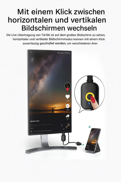 50% RABATT | StreamLink™ - Übertrage alles direkt auf den großen Bildschirm – ganz ohne WLAN